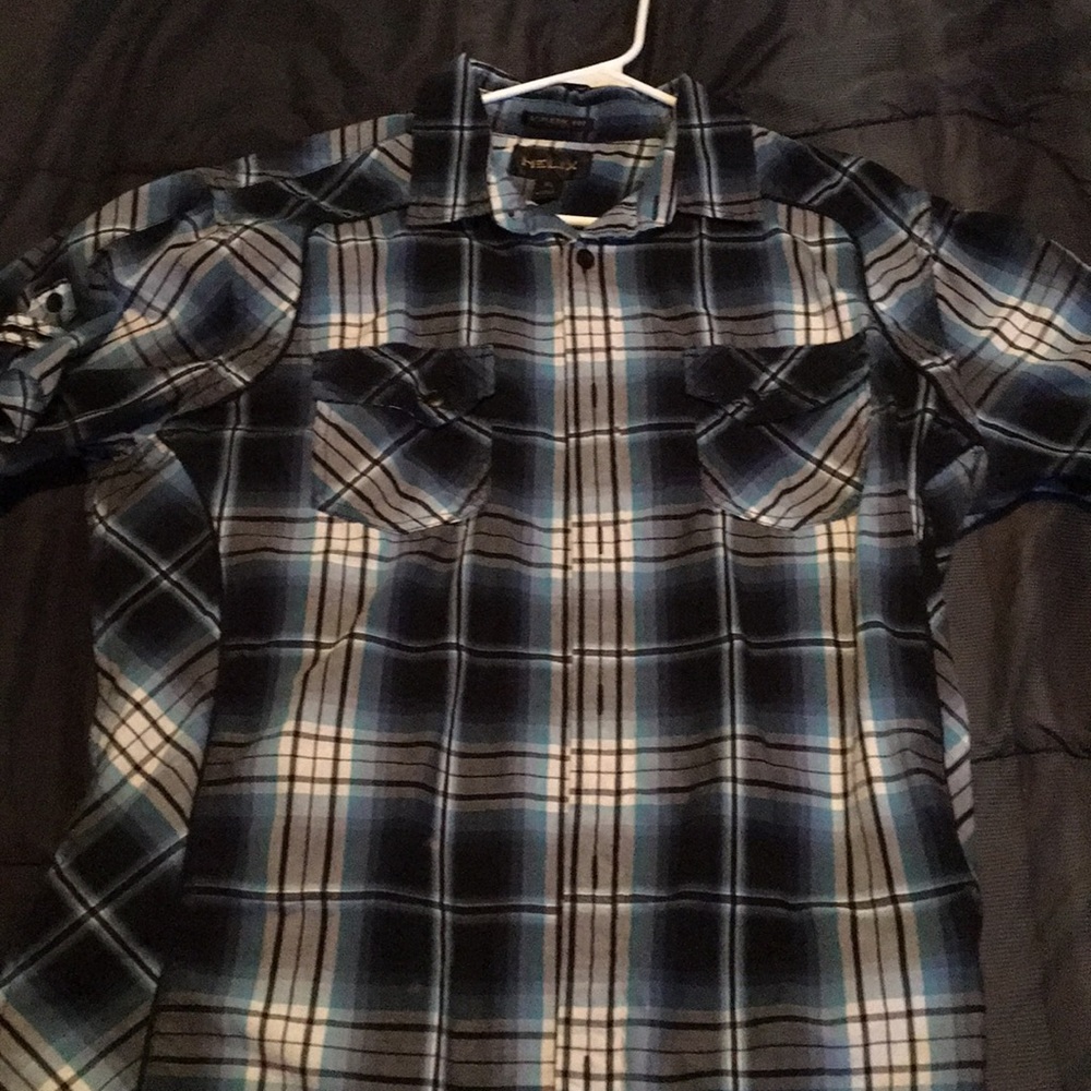 Helix button up